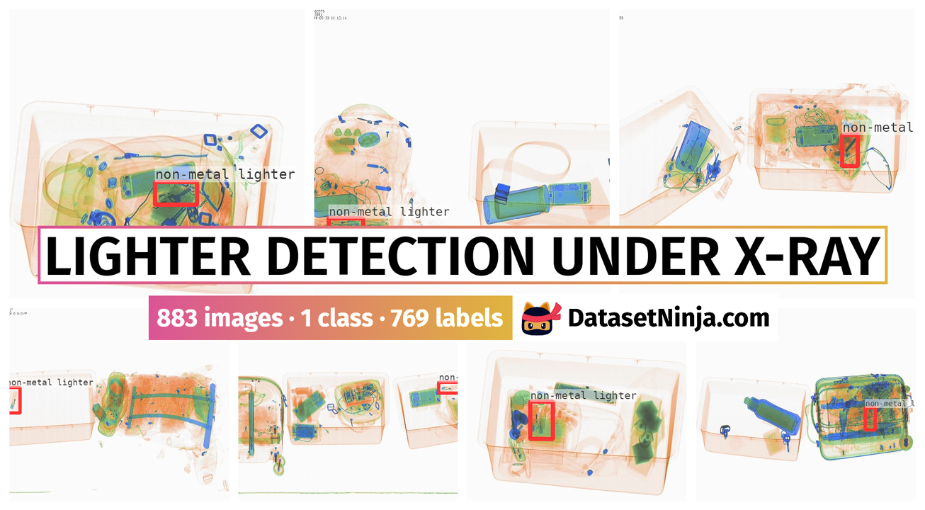 NonMetal Lighter Target Detection Under XRay Dataset Ninja