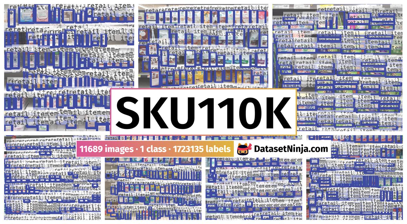 Sku Table Data Visualization SKU110K - Dataset Ninja
